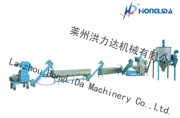 PET Crushing and Cleaning Machine